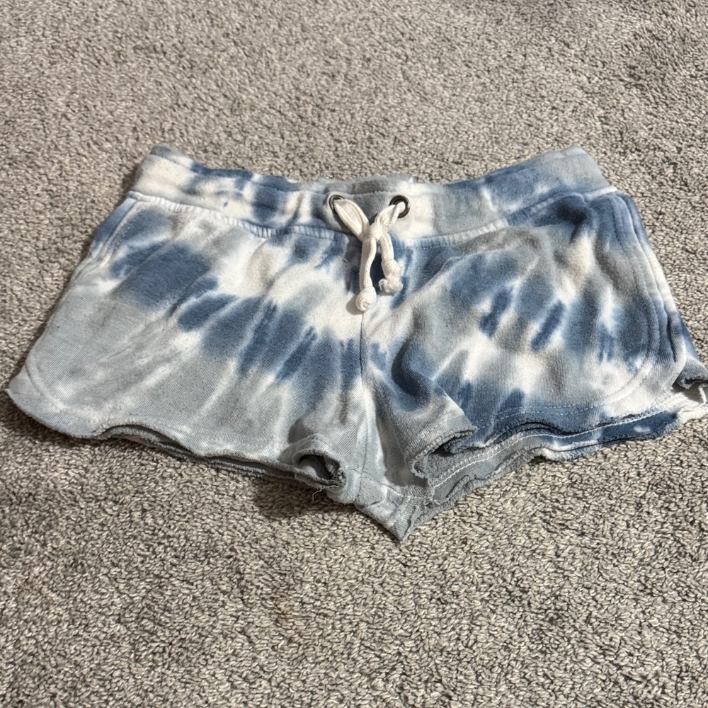 Vintage Havana Blue Tie-Dye Women's Shorts